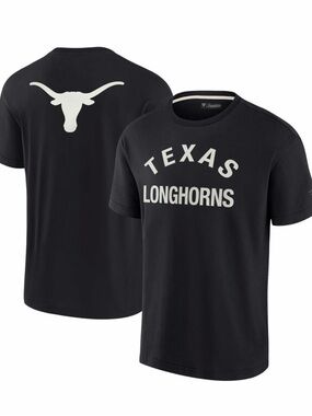 Unisex Fanatics Black Texas Longhorns Elements Super Soft Short Sleeve T-Shirt